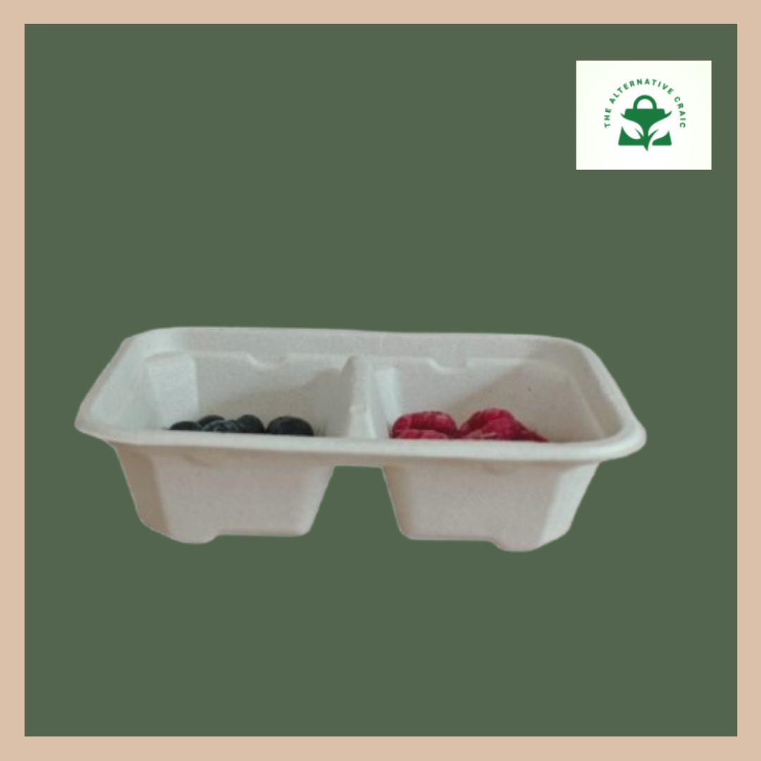 Plant Fiber: Container (Dual compartment)