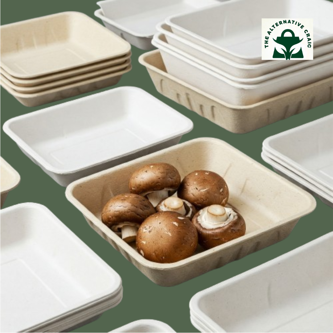 Square/Rectangle Trays: Plant Fiber