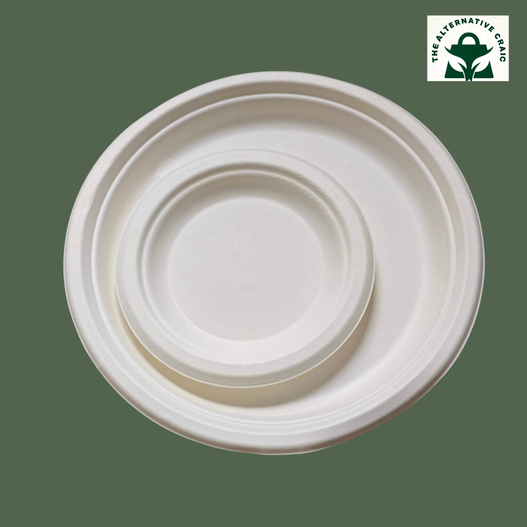 Round/Oval Plates: Plant Fiber