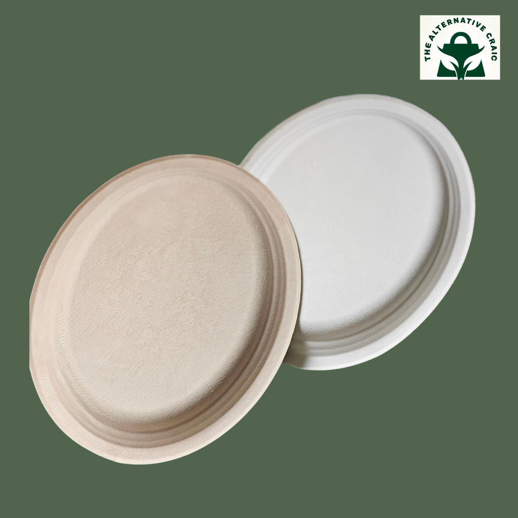 Round/Oval Plates: Plant Fiber