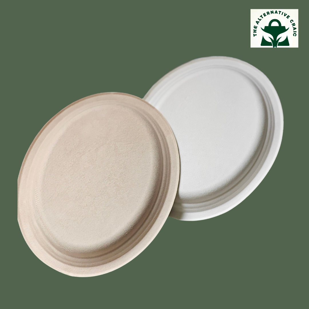 Round/Oval Plates: Plant Fiber