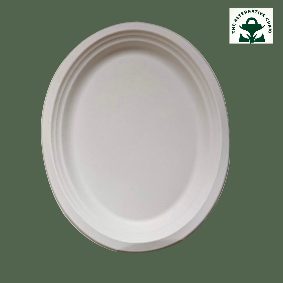 Round/Oval Plates: Plant Fiber