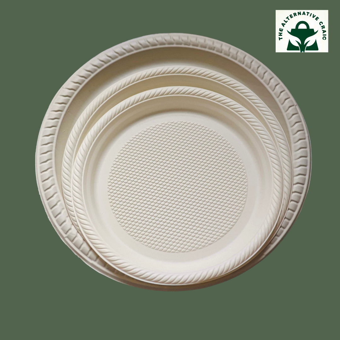 Round Plates: Plant Starch
