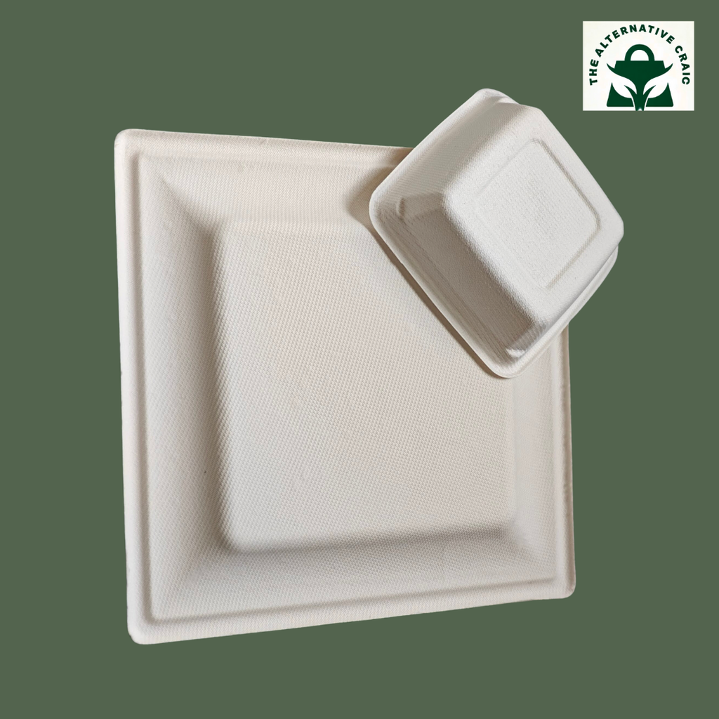 Square/Rectangle Trays: Plant Fiber