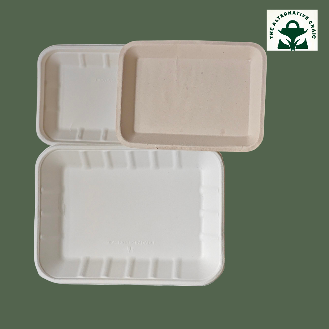 Square/Rectangle Trays: Plant Fiber
