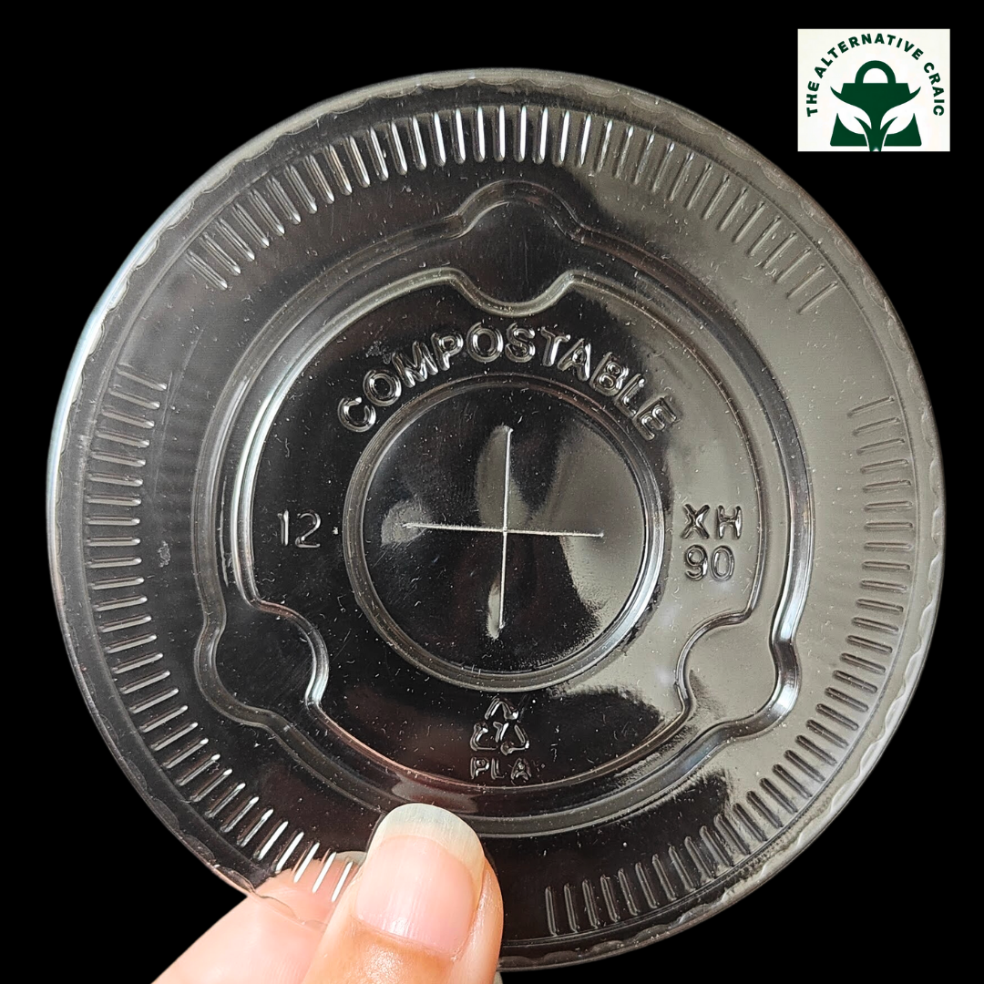 Transparent Cup Lid: Plant Starch