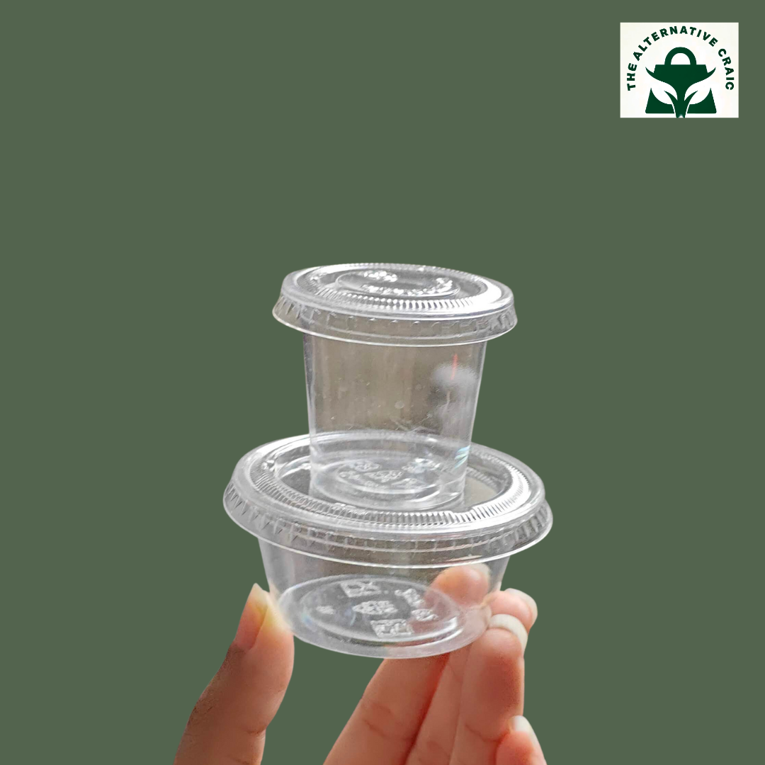Transparent Sauce Bowls: Plant Starch