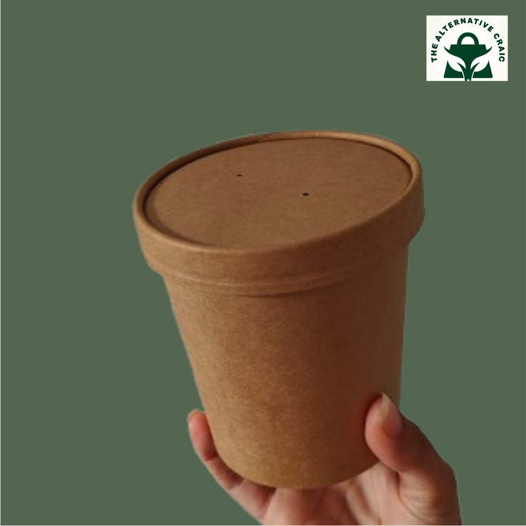 Vertical Bowls: Kraft Paper