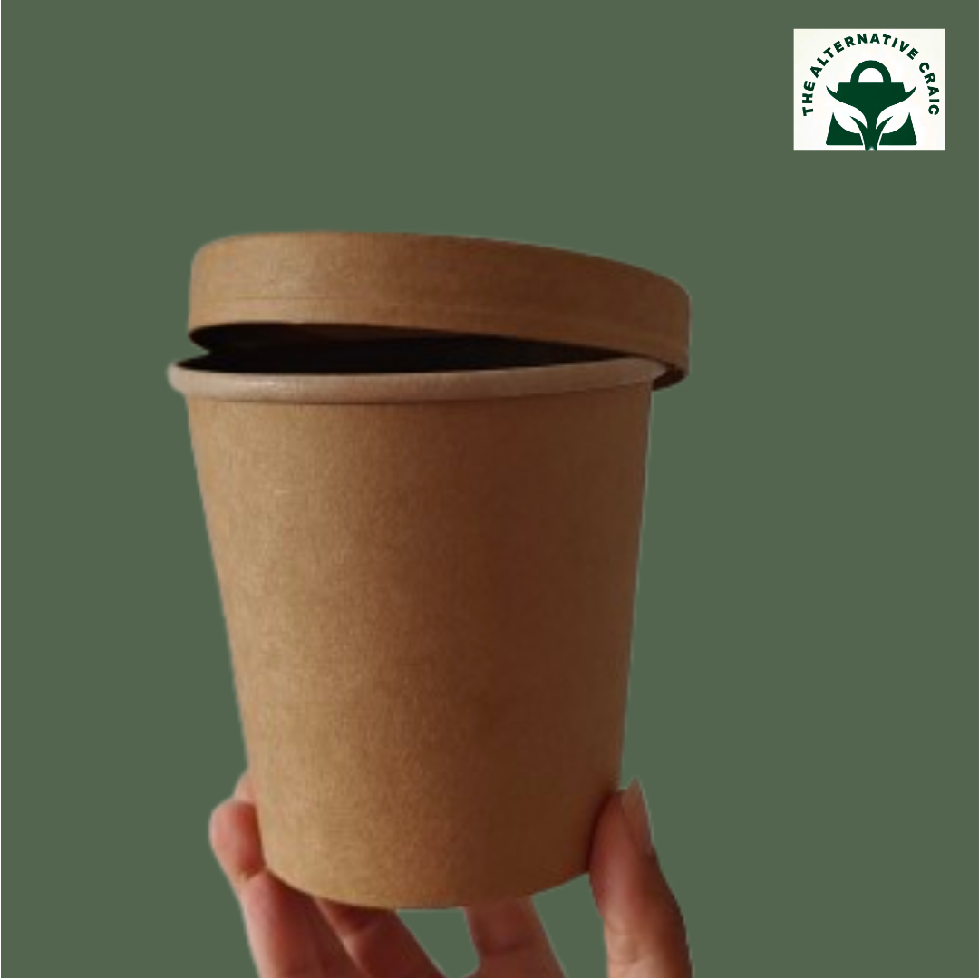 Vertical Bowls: Kraft Paper